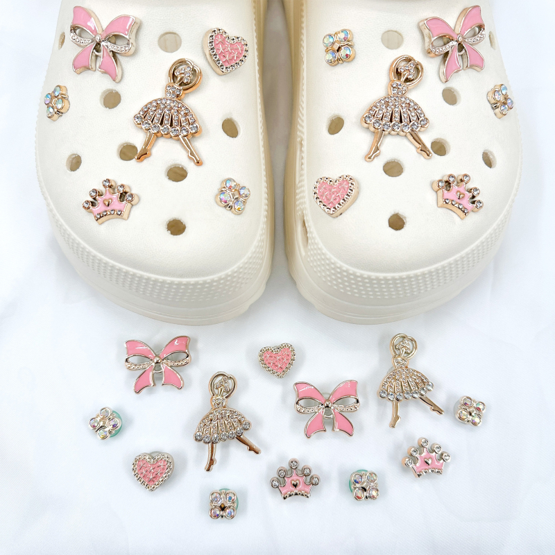 Crocs DIY аксесоари за обувки — украси с цветя, LF-0030, New Beauty, за всички сезони