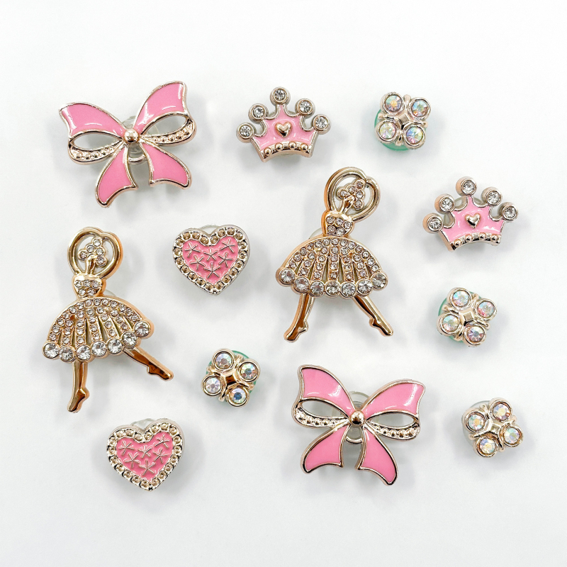 Crocs DIY аксесоари за обувки — украси с цветя, LF-0030, New Beauty, за всички сезони