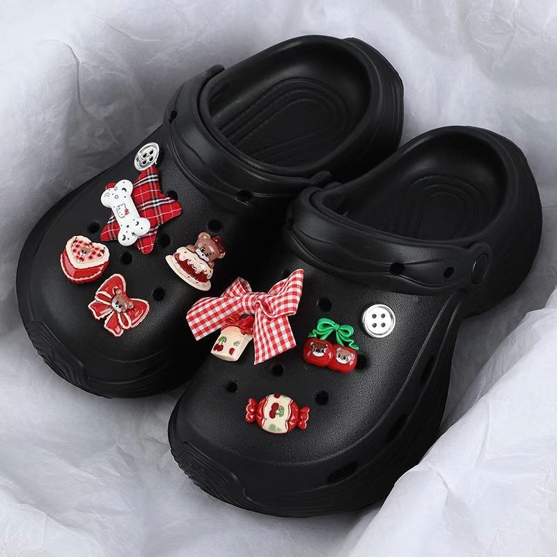 Crocs dodaci: cvjetni ukrasi i mašna za odvojivi gornji dio, kompatibilni sa sandalama, svakodnevnom obućom, radnom obućom i papučama