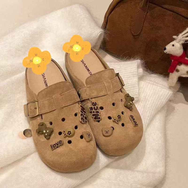 Papuče – Nice Bear model; stil: slatko crtani, svakodnevni opuštanje; pogodna za sandale, svakodnevne cipele, platnene cipele; godišnja doba: ljeto, zima, proljeće, jesen