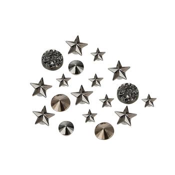 Катарами за обувки, модел 112, метален винтидж стил, подвижна звездна декоративна катарама, подходящи за маратонки, кожени обувки, ботуши и сандали