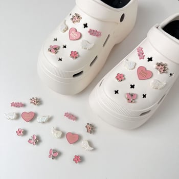 Hole Shoes Flower Buckle — DIY ukrašavanje cipela, model AN0202 Girly Heart, stil Maiden Wind / Sweet Academy