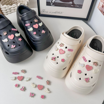 Hole Shoes Flower Buckle — DIY ukrašavanje cipela, model AN0202 Girly Heart, stil Maiden Wind / Sweet Academy