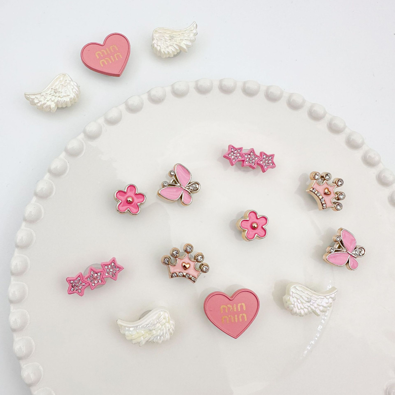 Hole Shoes Flower Buckle — DIY ukrašavanje cipela, model AN0202 Girly Heart, stil Maiden Wind / Sweet Academy