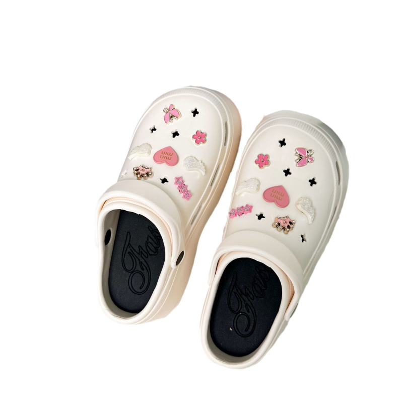 Hole Shoes Flower Buckle — DIY ukrašavanje cipela, model AN0202 Girly Heart, stil Maiden Wind / Sweet Academy