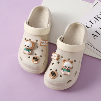 Обувна катарама за DIY обувки с дупки — мечешка тематика, ежедневен стил, подходяща за всички сезони