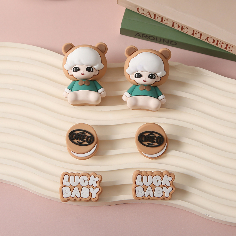 Обувна катарама за DIY обувки с дупки — мечешка тематика, ежедневен стил, подходяща за всички сезони