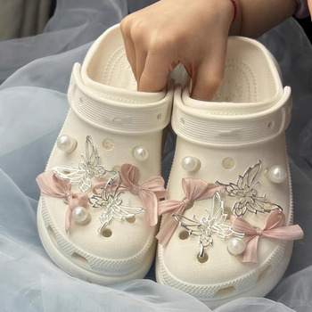 Crocs cvjetna kopča za cipelu – ukras za gornji dio cipela, stil: cvijet za obuću, Sweet Academy; Model: Crocs shoe flower; Pogodno za sandale i papuče; Sezone: ljeto, zima, proljeće, jesen