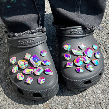 Cipő díszítések strasszokkal – Modell Drill Package 22; Stílus: Rhinestone; alkalmas szandálokra és papucsokra; évszakok: Nyár, Tél, Tavasz, Ősz