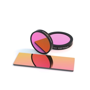 785 nm близкоинфрачервен теснополосен филтър - персонализиран модел Nbp, оптично стъкло за измервателна апаратура и оптично изображение