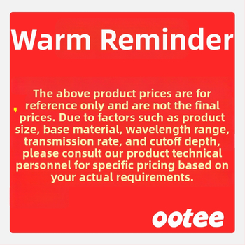 Infračervený filter pre fotoaparát, štvorcový s brúsenými hranami, 750-850 nm, optické sklo, OOTEE BP