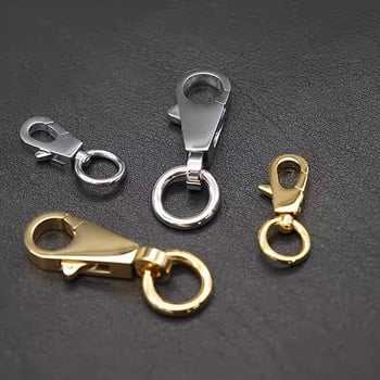 Ατσάλινος καραμπίνερ αποσκευών με γεωμετρικό σχέδιο, επένδυση από δέρμα κορυφαίας ποιότητας βοδινού, μάρκα Yiyu, Άνοιξη 2024