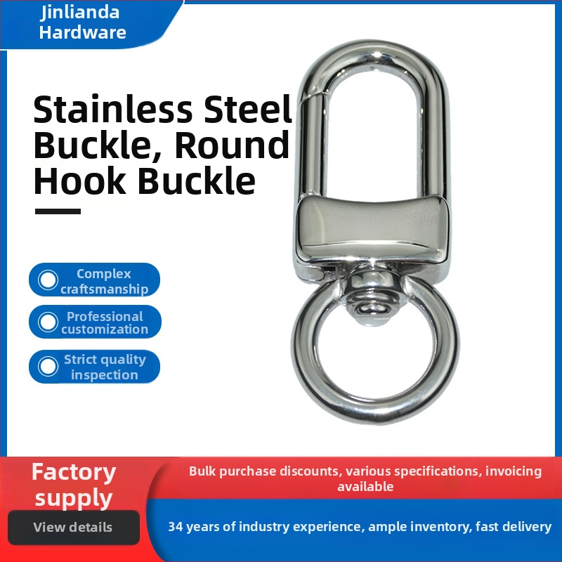 Nerezová oceľová kruhová spona na oblečenie — Jinlianda, Model: Iné