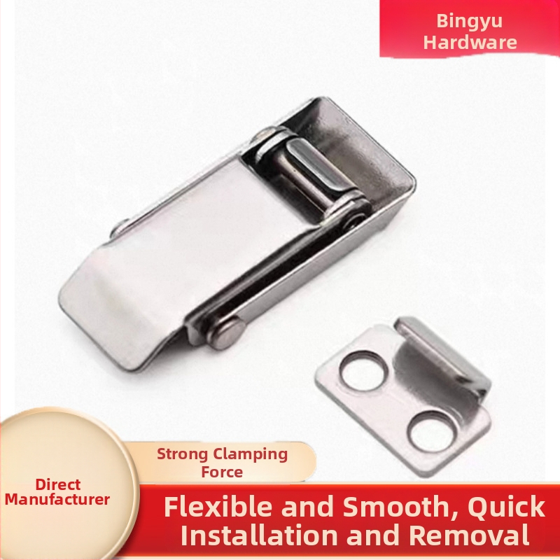 DK621-1 nerezový hasp pre skrinky a krabičky – Bing Shuo, prispôsobiteľné
