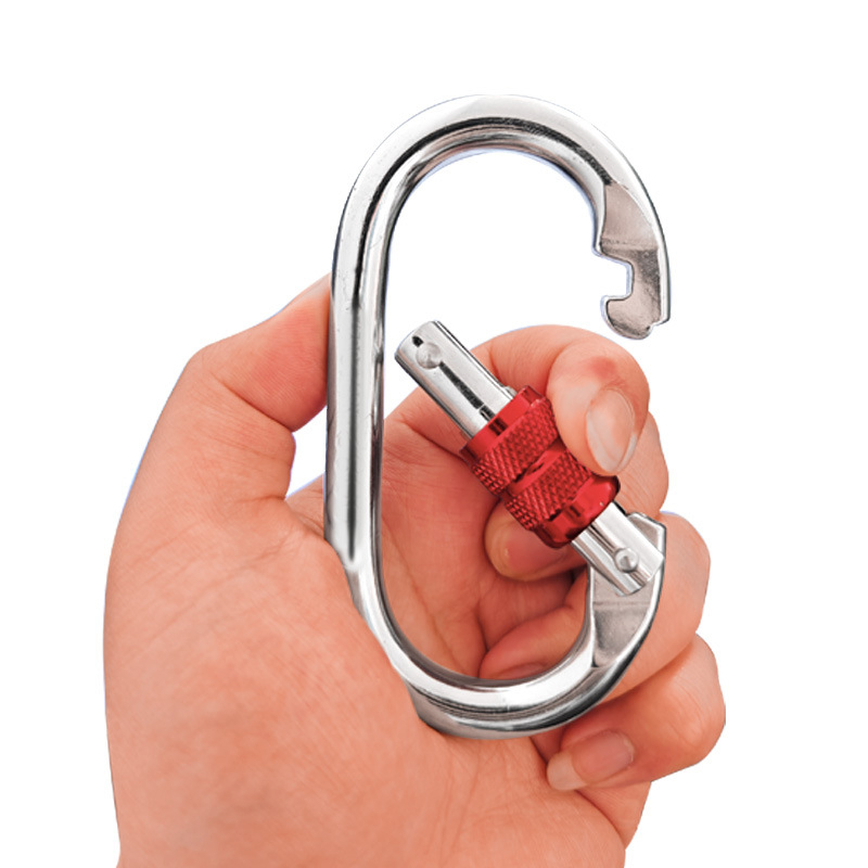 Vanjska metalna višefunkcionalna traka za ljuljačku s zaključavajućom kopčom i ograničavajućom kopčom (materijal: galvanizirano željezo; nosivost: 1000)