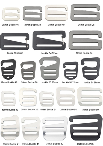 Αλουμινένια αγκράφα αποσκευών με ελατήριο, μοντέλο BUCKLE 53, TH Tenghai