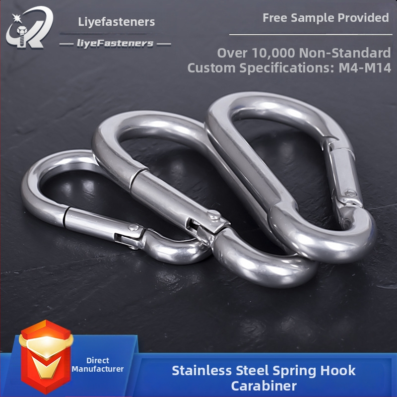 Nerđajući čelik karabiner u obliku tikve, nosivost 300 kg