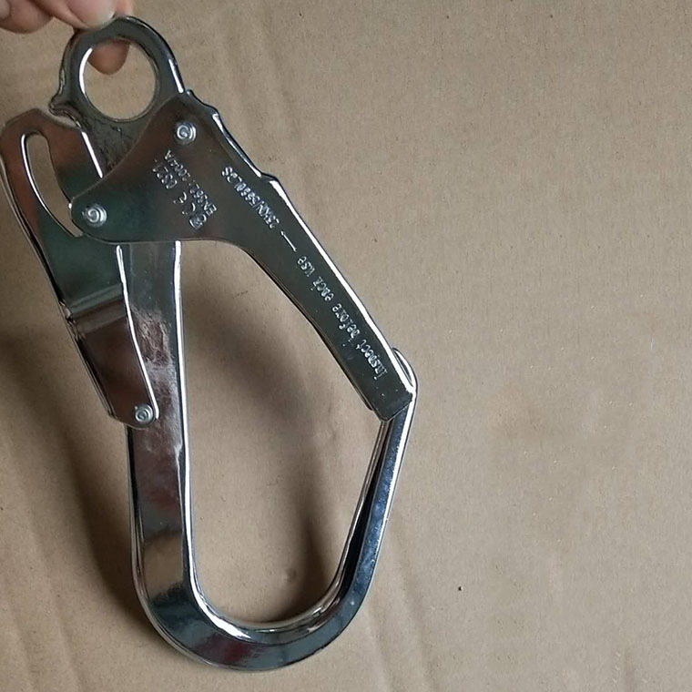 Yonggu visokoučinkoviti alpinistički sigurnosni kukа s automatskim zaključavanjem, kovani kukа s velikim otvorom, 25 kN, 40Gr