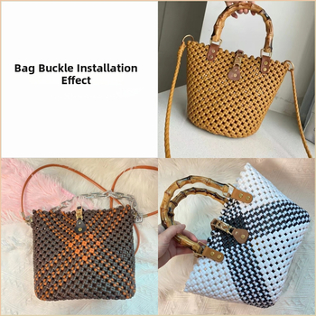 DIY súprava s prackou na tašky z PU materiálu a nástrojmi na nitovanie (PU materiál • Zima 2024 • Vzor: Iné • Kategória produktu: Taškové doplnky)