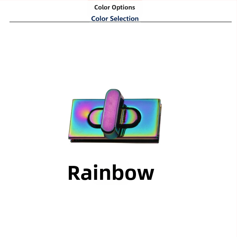 Pravoúhľová otočná zámka na batožinu – kovový hardvér pre batožinu, model Y1280