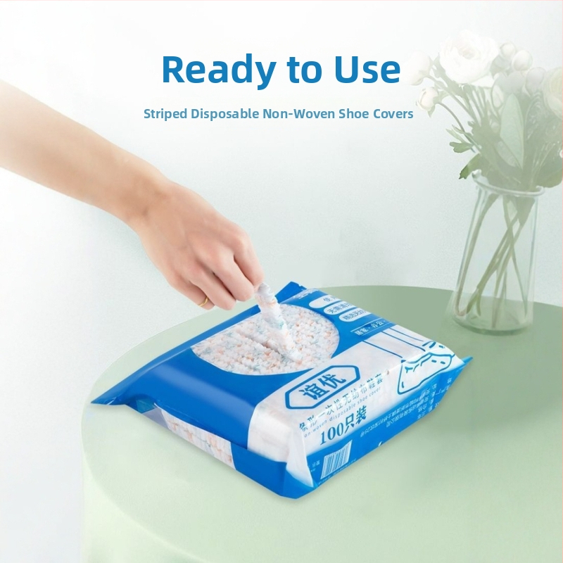 Κάλυμματα Παπουτσιών Μίας Χρήσης για Εσωτερική Χρήση, Τοποθετούμενα στον Τοίχο – Παχύτερα, Αδιάβροχα, Αντιολισθητικά, Ανθεκτικά στην Φθορά, 50 Πακέτα