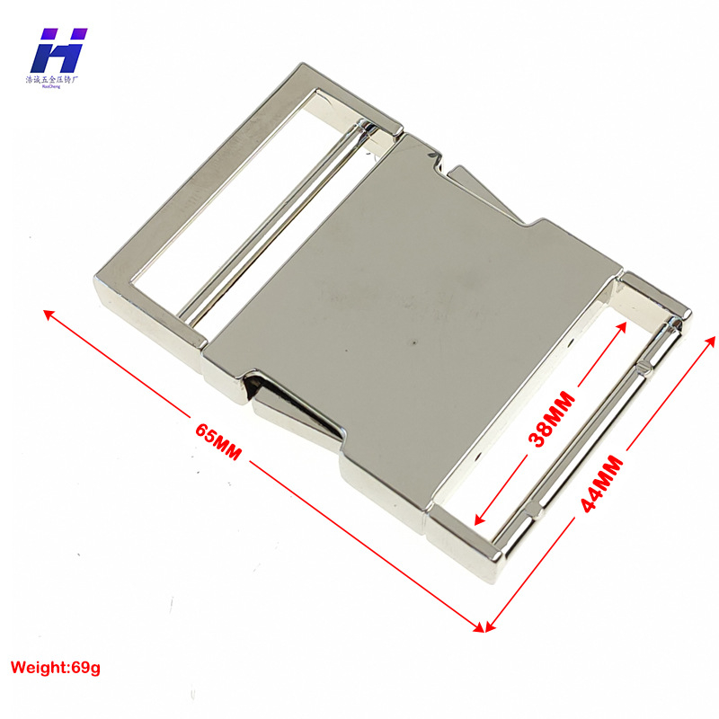 Κούμπωμα για τσάντες από μεταλλικό κράμα – μηχανισμός κλειδώματος για τσάντες και πορτοφόλια, μοντέλο 2 ιντσών, Haocheng hardware