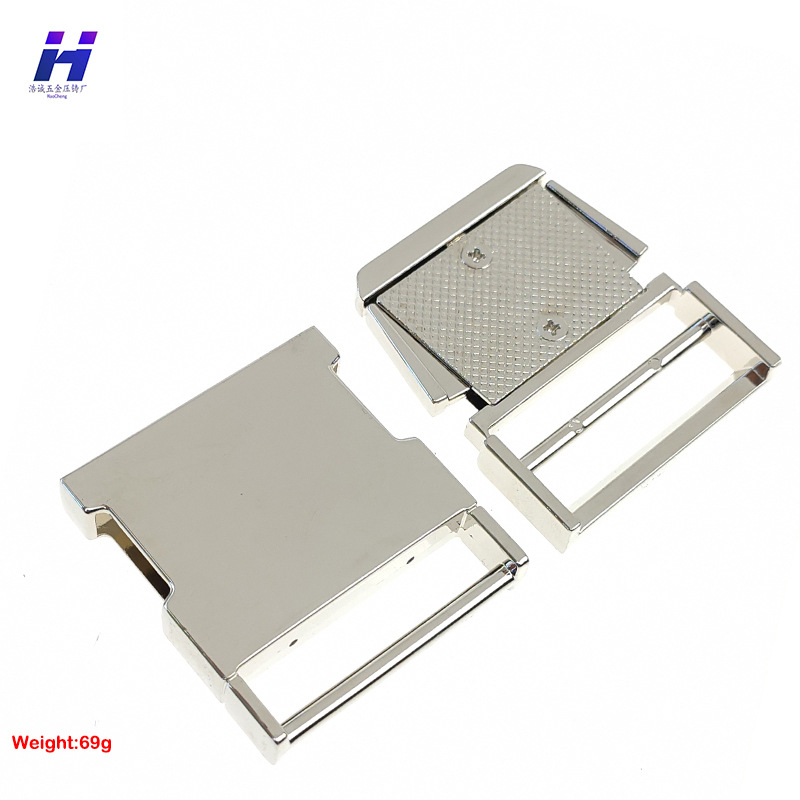 Κούμπωμα για τσάντες από μεταλλικό κράμα – μηχανισμός κλειδώματος για τσάντες και πορτοφόλια, μοντέλο 2 ιντσών, Haocheng hardware