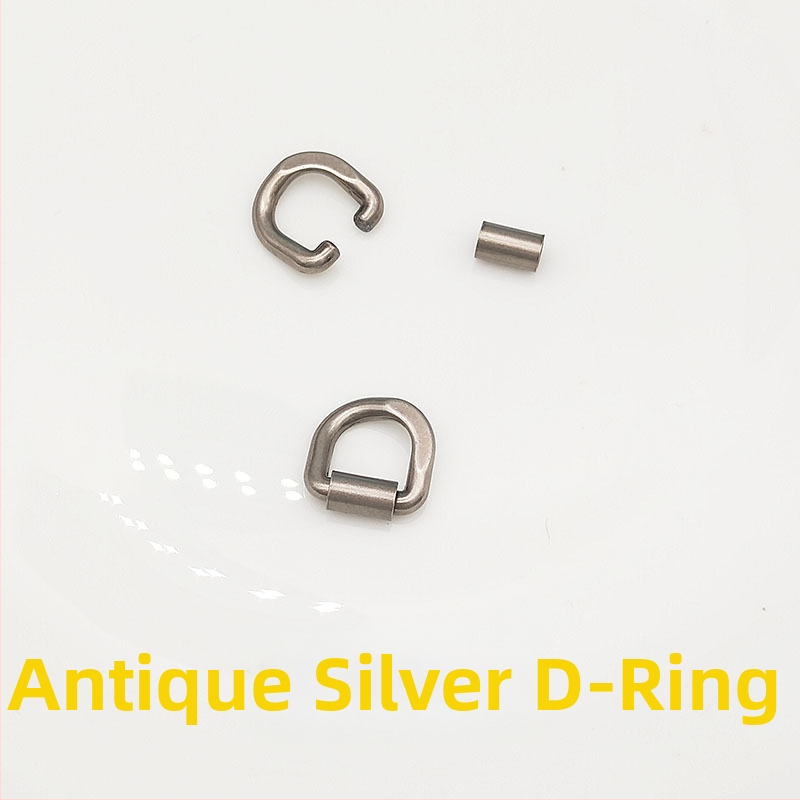 D-tvarovaná kovová spona pre tašky – otáčavý dizajn – zinková zliatina, doplnky na batožinu, výmena ramena