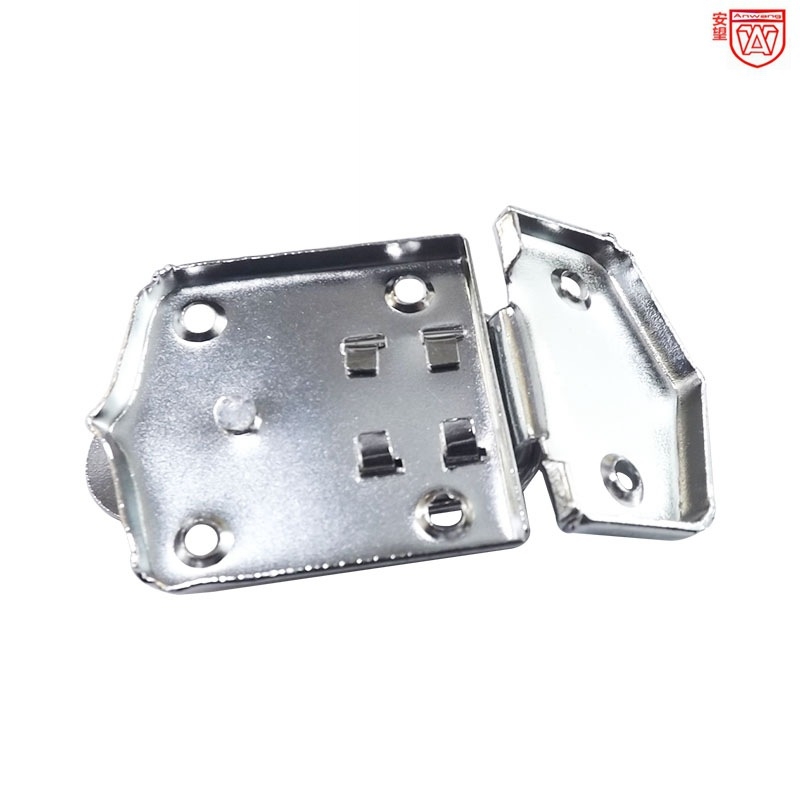 Anwang 3008 metalna kutija kopča za torbe, kromirana završna obrada, moderni minimalistički stil