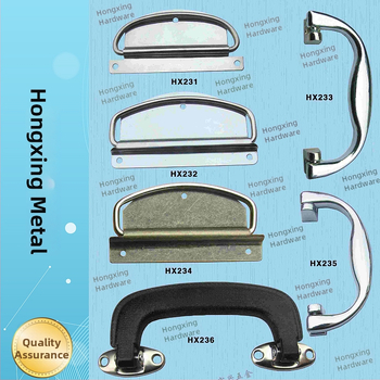 Pribor za ručku putničkog kofera, model HX, jezgra od željeznog lista s plastičnim komponentama, serija prtljage