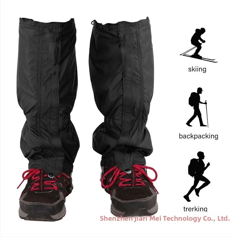 Vonkajší ochranný kryt na nohu a lýtko pre turistiku a horolezectvo, proti piesku z púšte, z Oxford látky, so zipsom