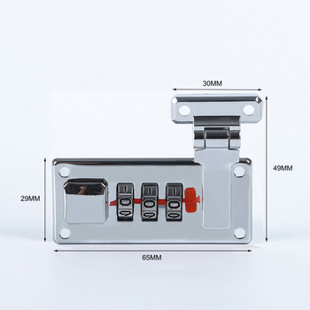 Jinrui brava s lozinkom za torbe i kofere — cinkova legura, 30 g