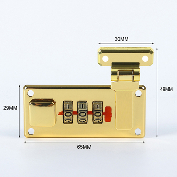 Jinrui brava s lozinkom za torbe i kofere — cinkova legura, 30 g