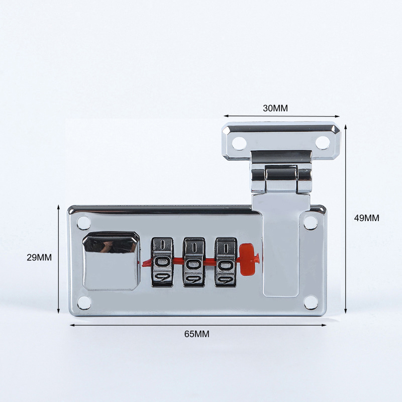 Jinrui brava s lozinkom za torbe i kofere — cinkova legura, 30 g