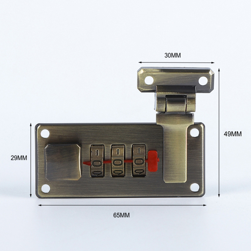 Jinrui brava s lozinkom za torbe i kofere — cinkova legura, 30 g
