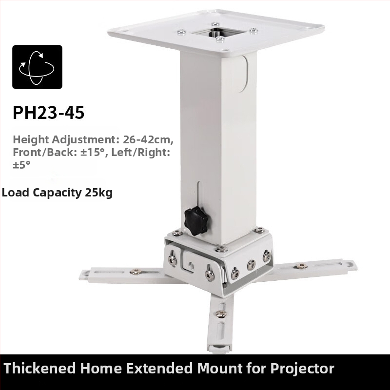 Siying PH23 suport pentru proiector, montaj pe perete, cu raft de noptieră, compatibil cu proiectoare Epson