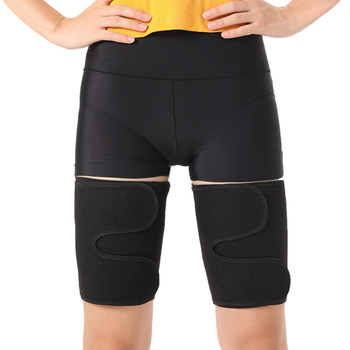 Zaštitnik listova s rukavom za nogu – podesivi zaštitnik listova za trčanje, jogu i fitness; sinteticka guma; poliester/nylon 15%/15%
