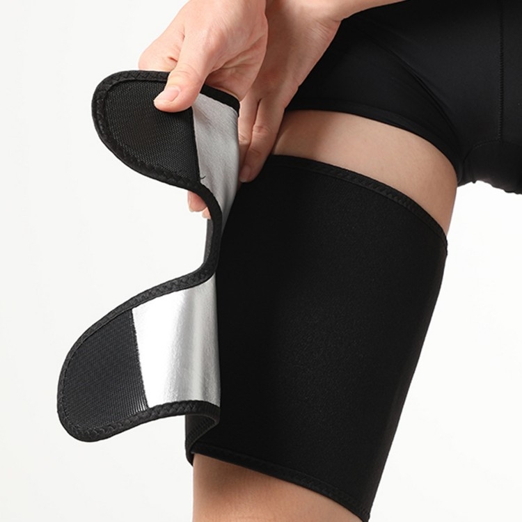 Zaštitnik listova s rukavom za nogu – podesivi zaštitnik listova za trčanje, jogu i fitness; sinteticka guma; poliester/nylon 15%/15%