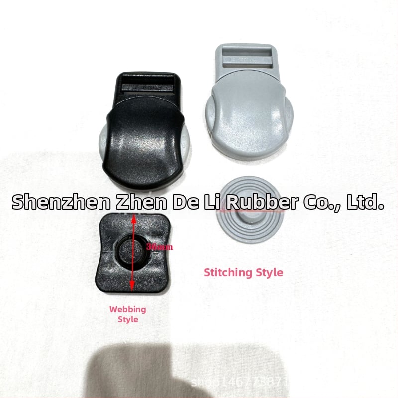 Пластмасова магнитна закопчалка за бебешки носач и чанти, едноцветен модел, марка Zhendeli rubber buckle