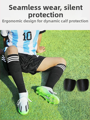 Štitnici za potkoljenicu od karbonskih vlakana za nogomet, profesionalna zaštitna oprema s prilagođenim logom (sitotisak i UV transfer)