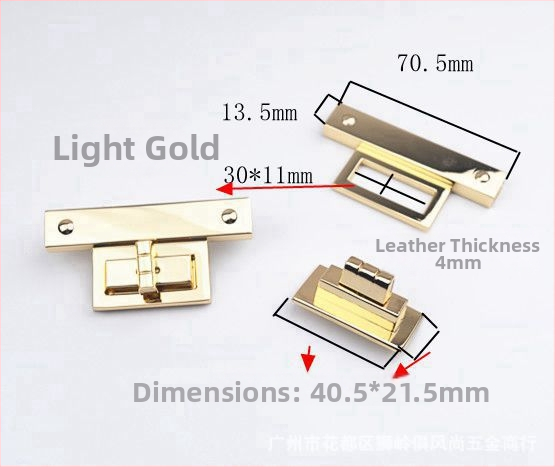 Zámok na tašky - kovový, príslušenstvo pre batožinu, 0.06 kg