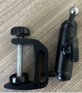 Univerzalni držač lampe s okruglom cijevi – Q-oblik višefunkcionalna fiksna stezaljka, C-oblik snažna stezaljka, metalni U-oblik stolni držač, model J021, aluminijska legura, maksimalno opterećenje do 2 kg
