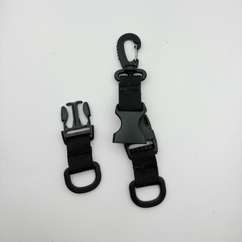 Upona za uže za ruksak – višenamjenski vanjski kukica, model 81028, plast