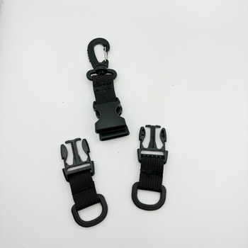 Upona za uže za ruksak – višenamjenski vanjski kukica, model 81028, plast