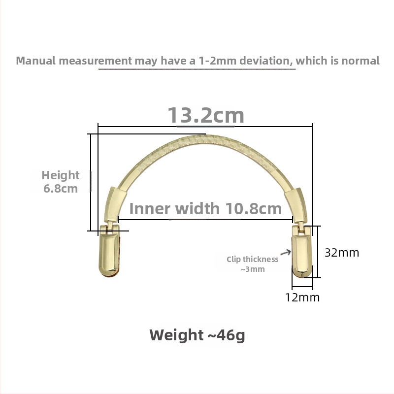 Yili hardware kovová polkruhová rúčka na tašku – odolný doplnok na batožinu