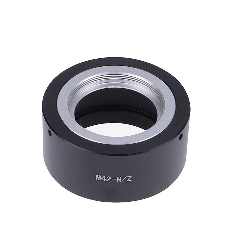 Inel adaptor pentru obiectiv, aliaj de aluminiu, M42‑EOSR CY‑N/Z și T2‑N/Z, pentru Canon RF RP și Nikon Z6/Z7