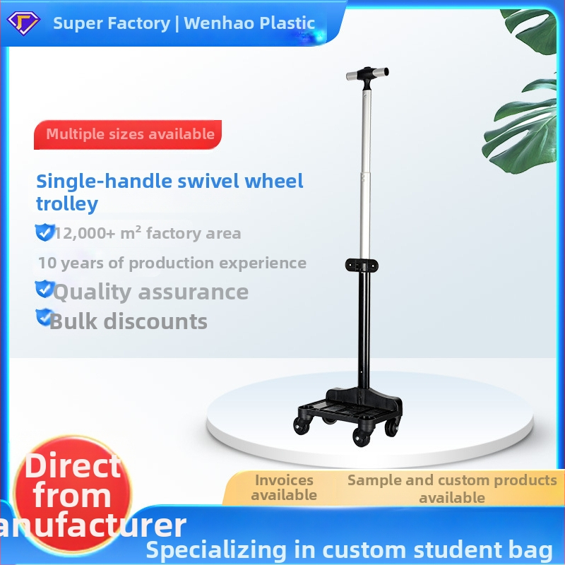 Telescopická výsuvná rukoväť kufra s otočnými kolieskami – Železo, jeseň 2018, príslušenstvo na tašky