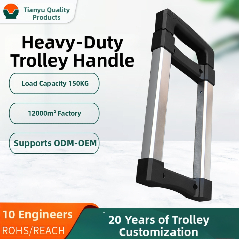 Hliníková teleskopická ťahová tyč pre batožinové doplnky