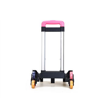 Aluminijski držač za školske torbe s šest kotača, penjanje uz stepenice, gradski minimalistički stil, dodatak za prtljagu