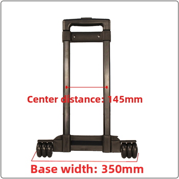 Hliníková ťahová tyč pre batožinu – Huiqiao, určená pre cestovné kufre, skrinky s náradím, prístrojové púzdra, kozmetické tašky a školské tašky